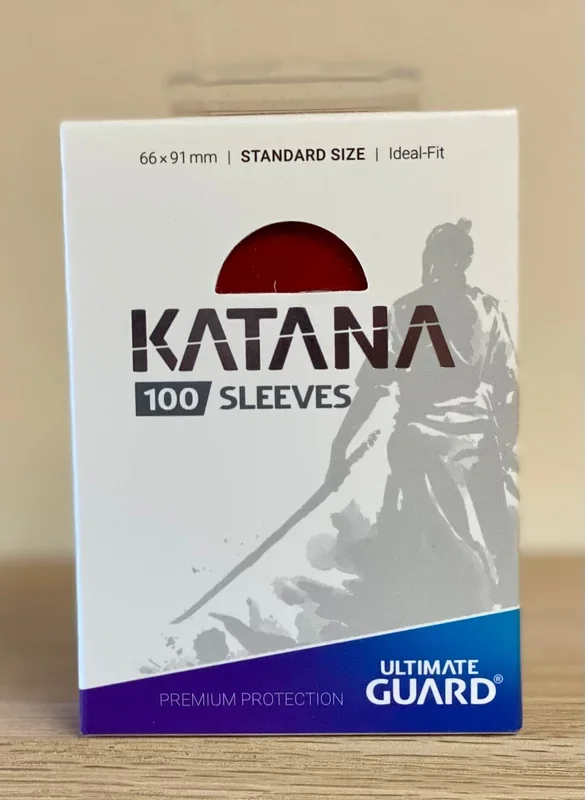 Ultimate Guard – Katana Sleeves – Red 100 CT