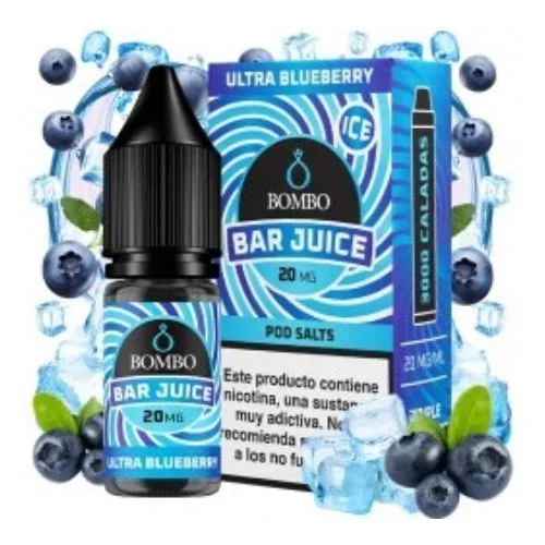 Ultra Blueberry Ice 10ml (Sals de nicotina) (Bar Juice by Bombo)