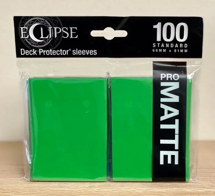 Ultra-PRO Eclipse: Deck Protector Sleeves – Lime Green Matte