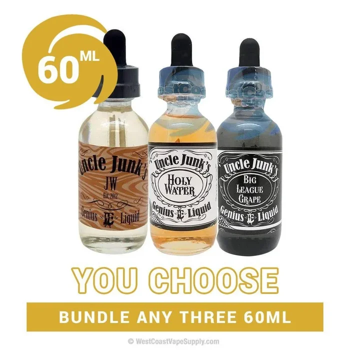 Uncle Junks 60ml Pick 3 Bundle (180ml)