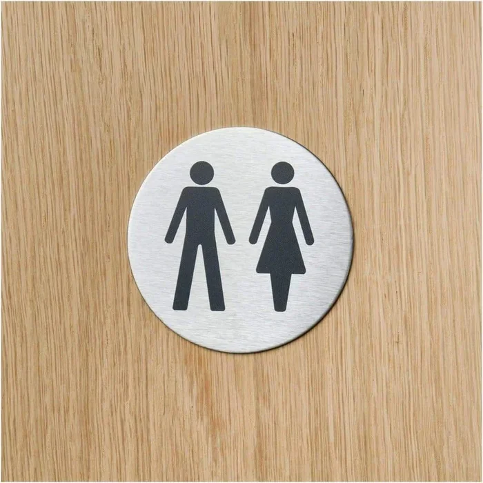 Unisex Toilet Sign SS