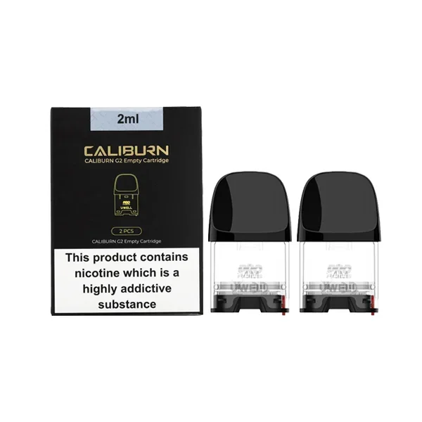 Uwell – Caliburn G2 Replacement Pod Cartridge 2PCS 2ml (No Coils Included)