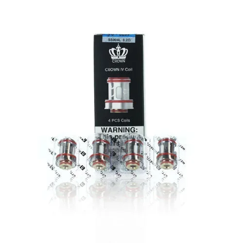 Uwell Crown 1 & 3 & 4 Replacement Coils 4-Pack