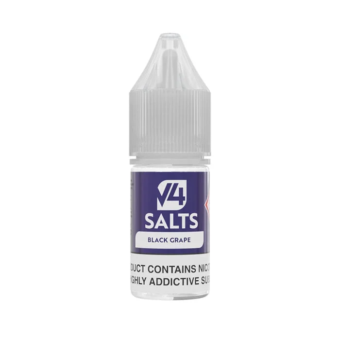 V4 Vapour Black Grape 10ml Nic Salt E-Liquid