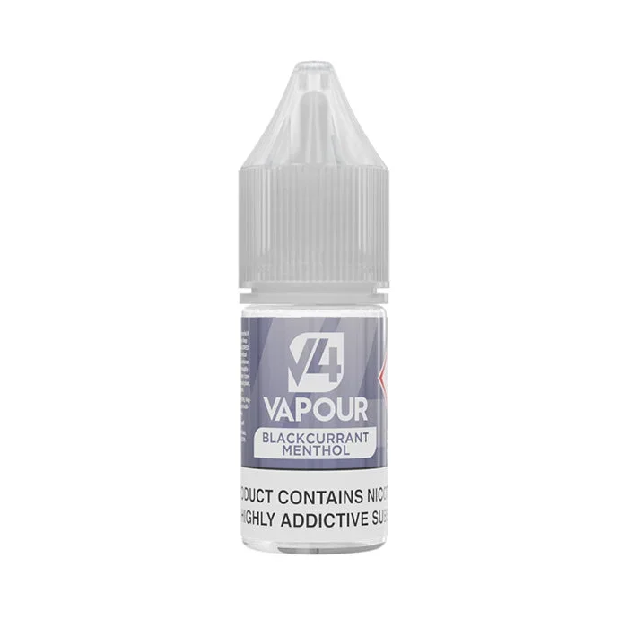 V4 Vapour Blackcurrant Menthol 10ml E-Liquid