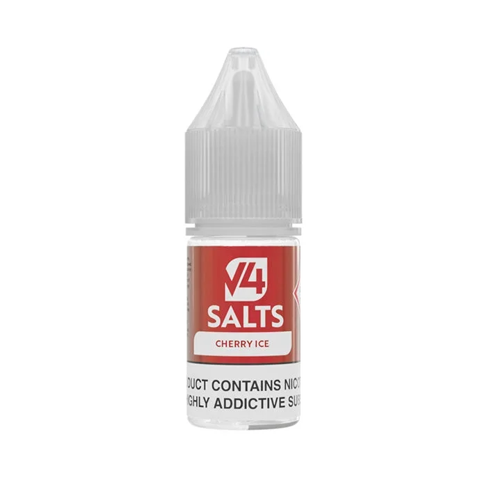 V4 Vapour Cherry Ice 10ml Nic Salt E-Liquid