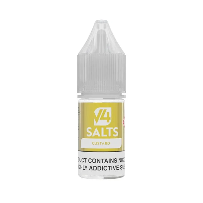 V4 Vapour Custard 10ml Nic Salt E-Liquid