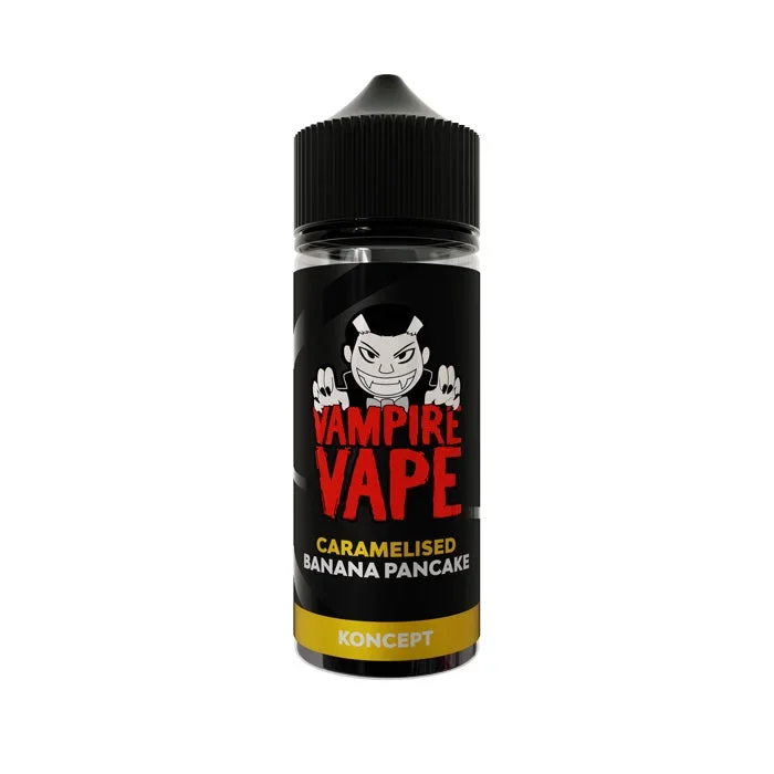 Vampire Vape Koncept Caramelised Banana Pancake 100ml Shortfill E-Liquid