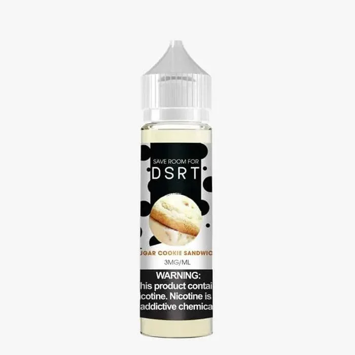 Vanilla Bean Ice Cream Sugar Cookie Sandwich E-Liquid by DSRT eJuice.