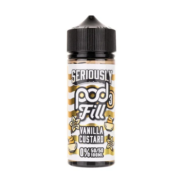 Vanilla Custard 100ml (50/50) Shortfill by Seriously Pod Fill 3