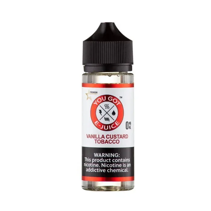 Vanilla Custard Tobacco E-Liquid by You Got E-Juice