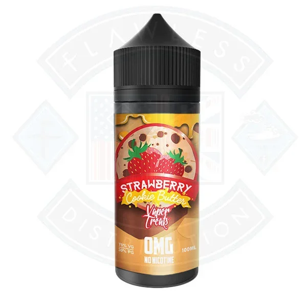 Vaper Treats – Strawberry Cookie Butter 0mg 100ml Shortfill