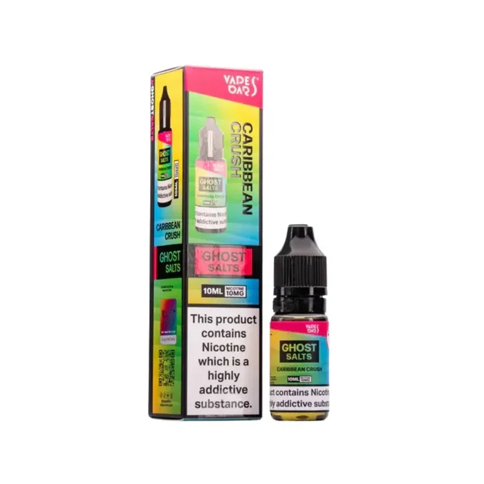 Vapes Bars Ghost Caribbean Crush 10ml Nic Salt E-liquid