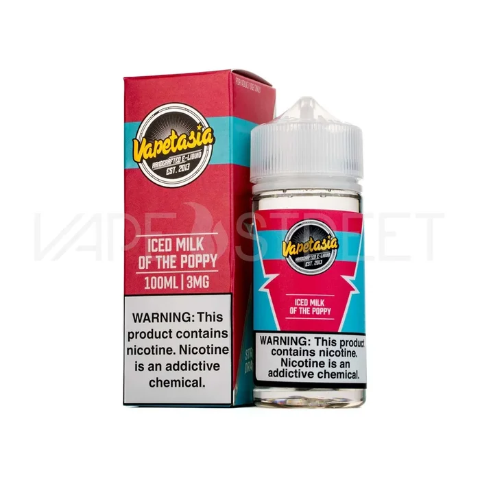 Vapetasia Iced Milk of the Poppy (100ml)