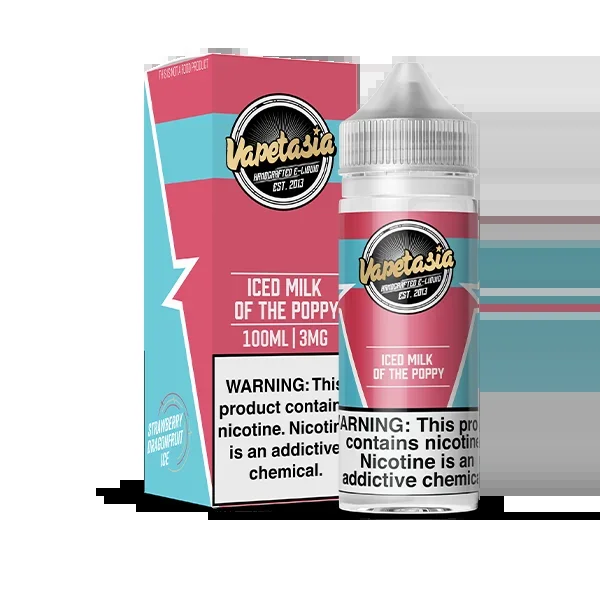 Vapetasia Iced Milk of the Poppy eJuice