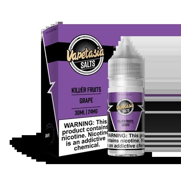 Vapetasia Killer Fruits Salt Grape eJuice