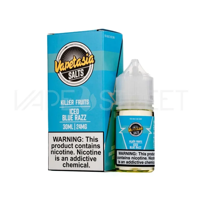 Vapetasia Salts Killer Fruits Iced Blue Razz (30ml)