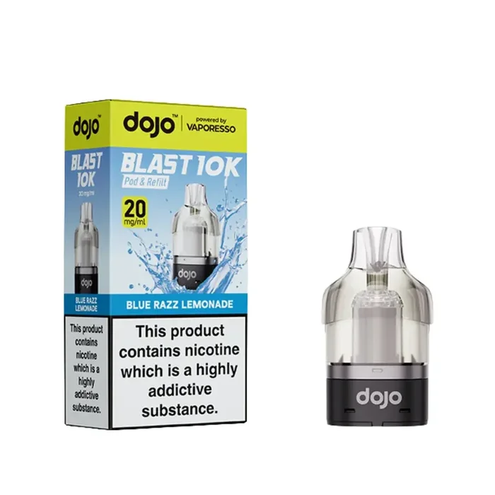 Vaporesso Dojo Blast 10K Blue Razz Lemonade Prefilled Pods