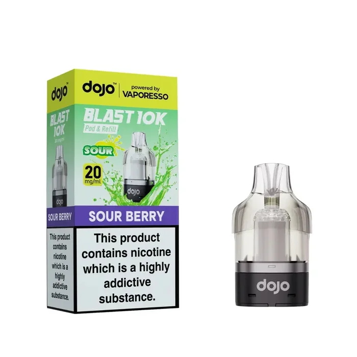 Vaporesso Dojo Blast 10K Sour Berry Prefilled Pods