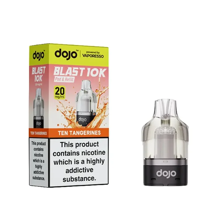 Vaporesso Dojo Blast 10K Ten Tangerines Prefilled Pods