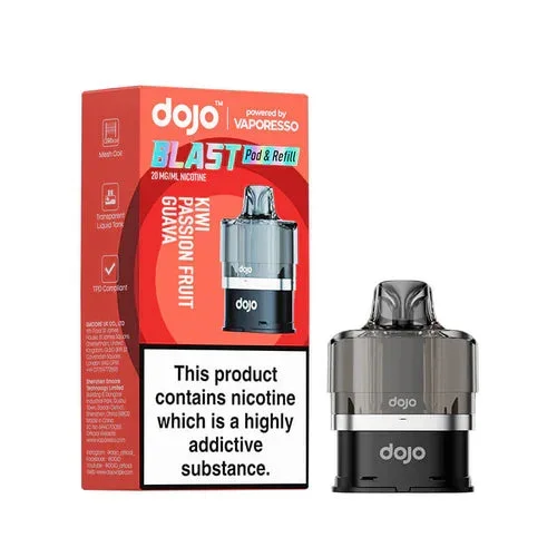 Vaporesso Dojo Blast 6000 Kiwi Passion Fruit Guava Prefilled Pods
