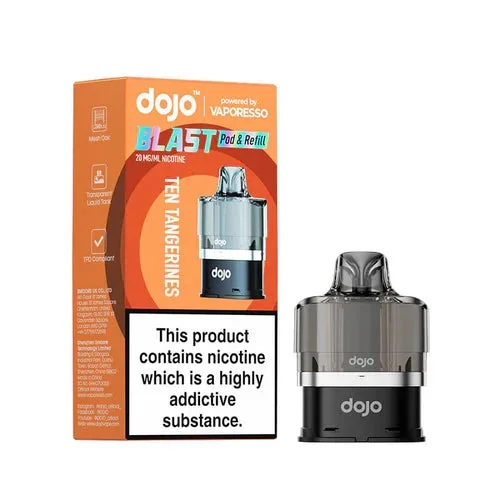 Vaporesso Dojo Blast 6000 Ten Tangerines Prefilled Pods