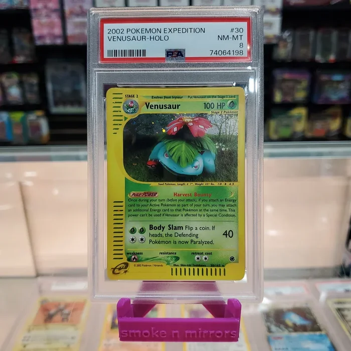 Venusaur (30/165) [Expedition: Base Set] PSA 8