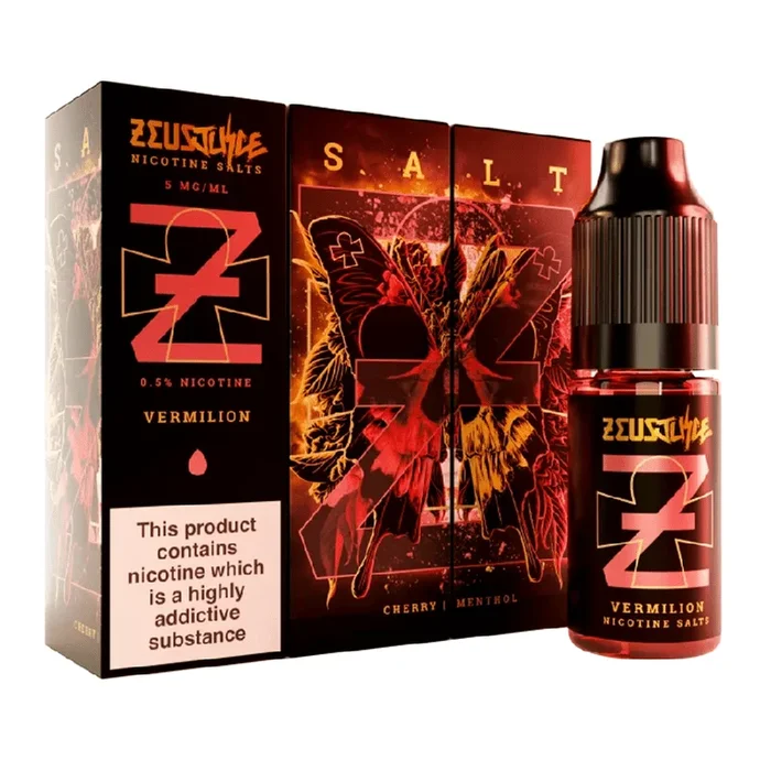Vermilion Nic Salt E-Liquid by Zeus Juice 10ml