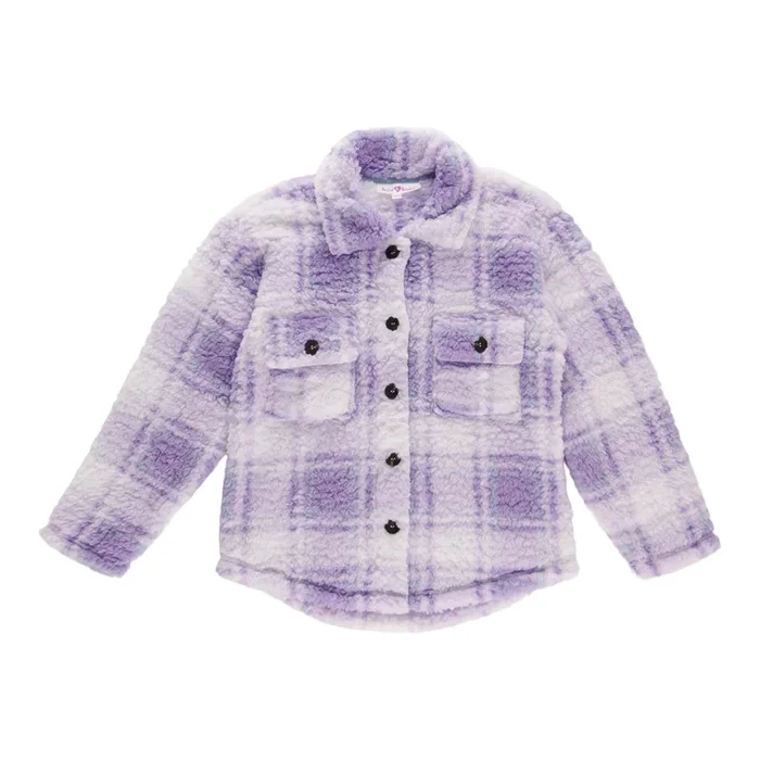 Veste chandail en Sherpa Inspiration automnale BELLA & BIRDIE pour filles