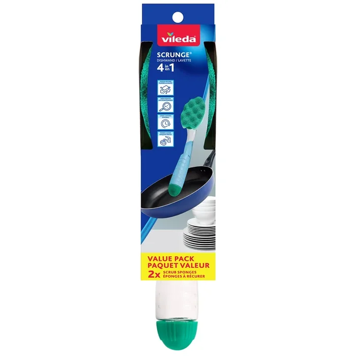 Vileda Scrunge Dishwand Value Pack