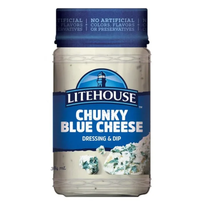 Vinaigrette aux morceaux de fromage bleu Litehouse 384 ml