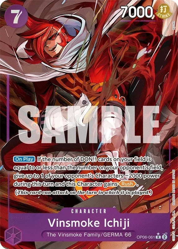 Vinsmoke Ichiji (061) (Alternate Art) (OP06-061) (OP06)