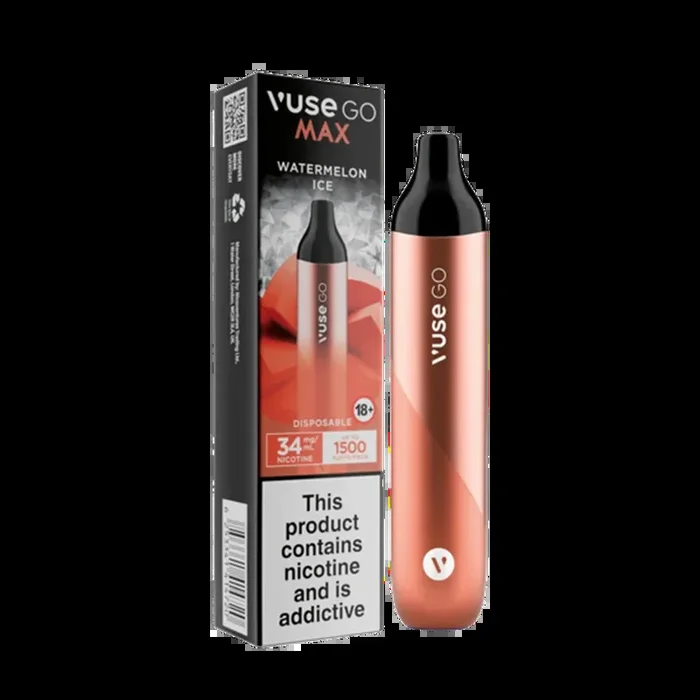 VUSE GO MAX DISPOSABLE WATERMELON ICE 34MG 1500 PUFF