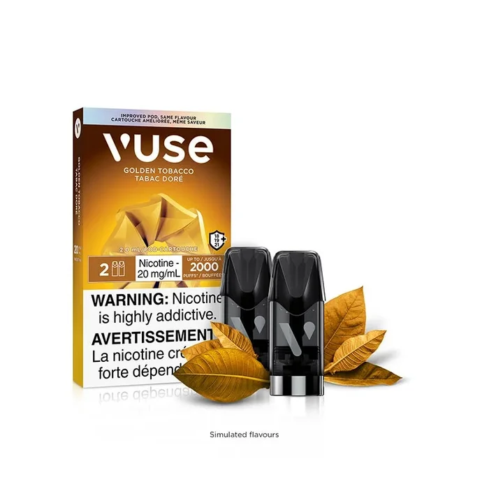 VUSE Pods – Golden Tobacco (2pk) (ON)