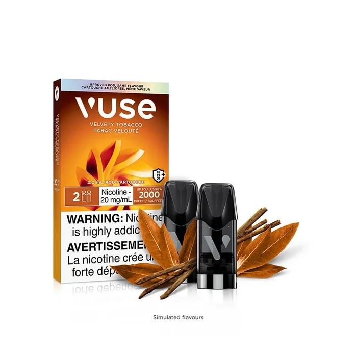 VUSE Pods – Velvety Tobacco (2pk) (ON)