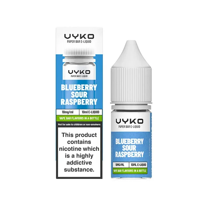 VYKO Bar Blueberry Sour Raspberry 10ml Nicotine Salt E-Liquid
