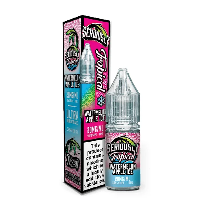 Watermelon Apple Ice Seriously Tropical Nic Salt E-Liquid by Doozy Vape