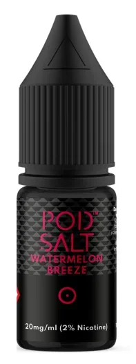 Watermelon Breeze Salt E Liquid by Pod Salt