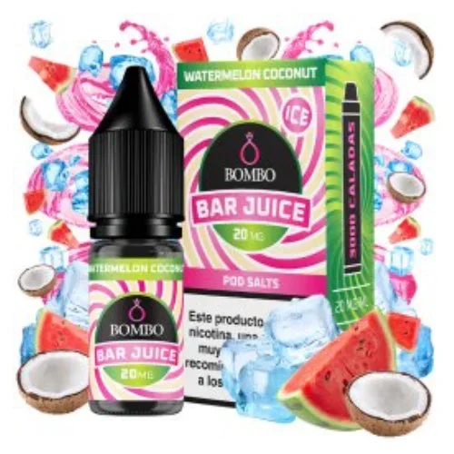 Watermelon Coconut Ice 10ml (Sales de nicotina) (Bar Juice by Bombo)