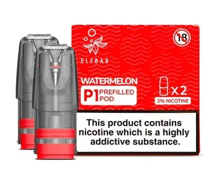 Watermelon Elf Bar Mate P1 Prefilled Pod