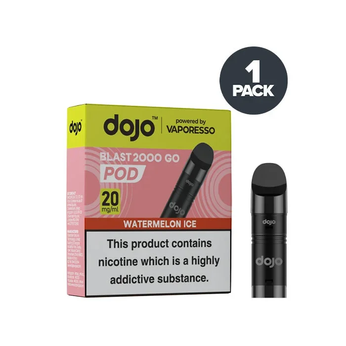 Watermelon Ice Vaporesso Dojo Blast 2000 Go Pre-filled Pods