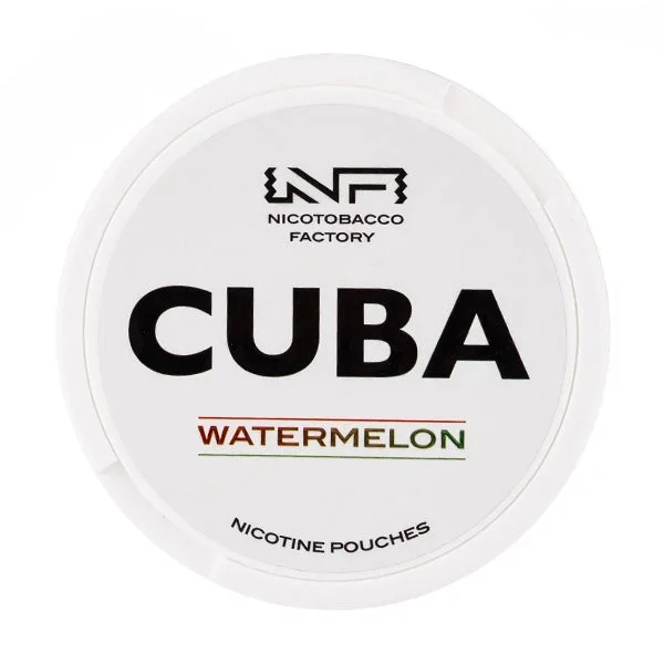 Watermelon Nicotine Pouches by Cuba White