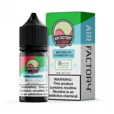 Watermelon Strawberry ICE SALT – Air Factory E-Liquids – 30mL