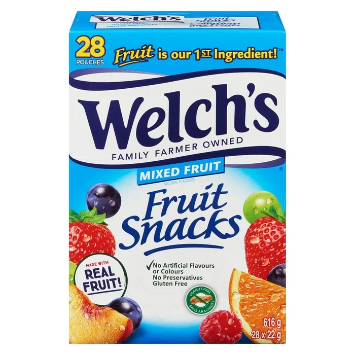 Welch’s Mixed Fruit Fruit Snacks, 28-Pack, 22-g