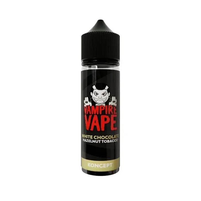 White Chocolate Hazelnut Tobacco 50ml Shortfill E-Liquid by Vampire Vape