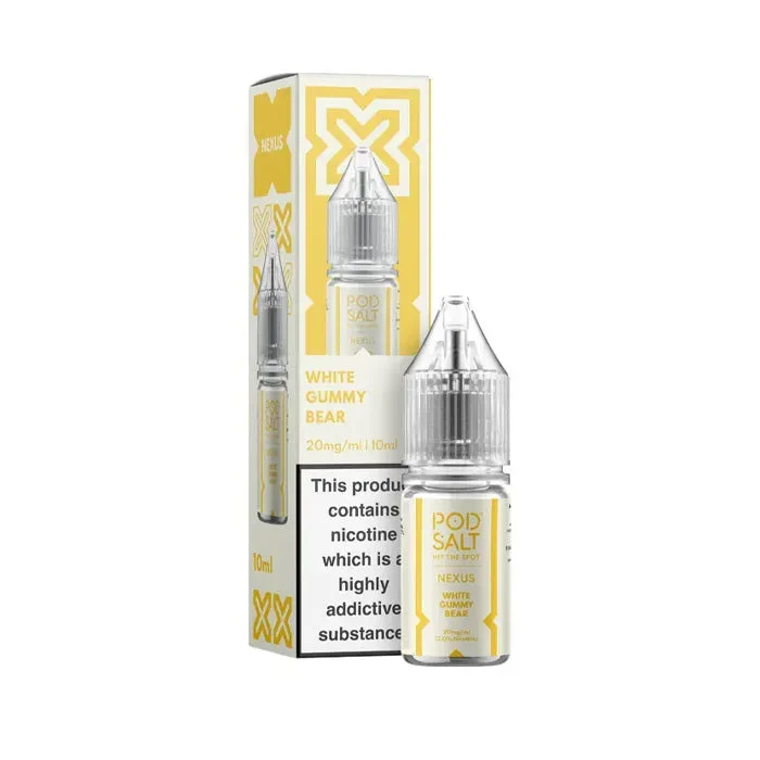 White Gummy Bear 10ml Nic Salt E-Liquid by Nexus