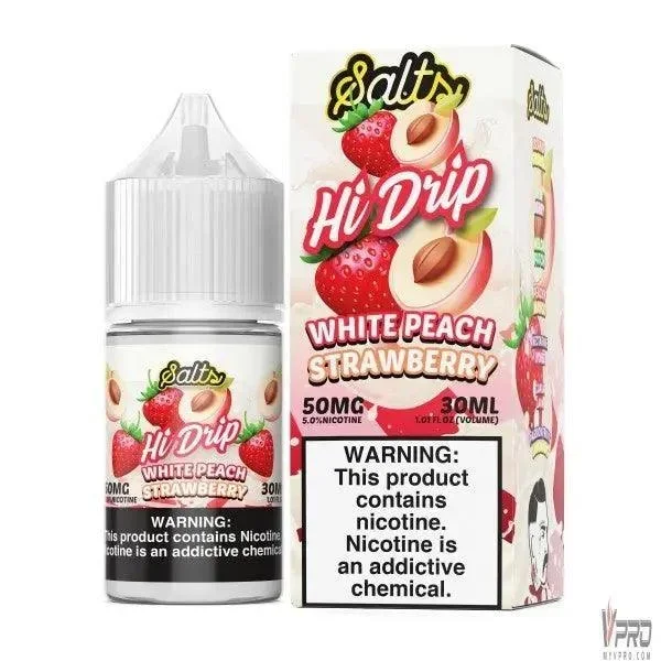 White Peach Strawberry – Hi-Drip Salts 30mL