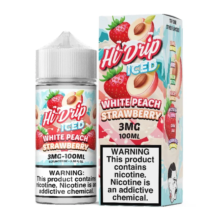 White Peach Strawberry ICED – Hi Drip – 100mL