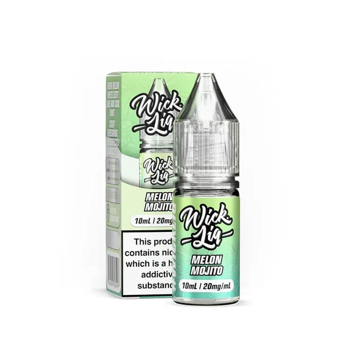 Wick Liq Bar Juice Melon Mojito 10ml Nic Salts E-Liquid