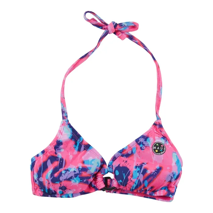 Women’s Abstract Print D Ring Swim Bra
